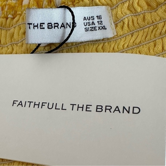 NEW FAITHFUL THE BRAND Domenica Mini Dress Ditzy Floral Print Size XXL = Size 12 - Picture 8 of 10